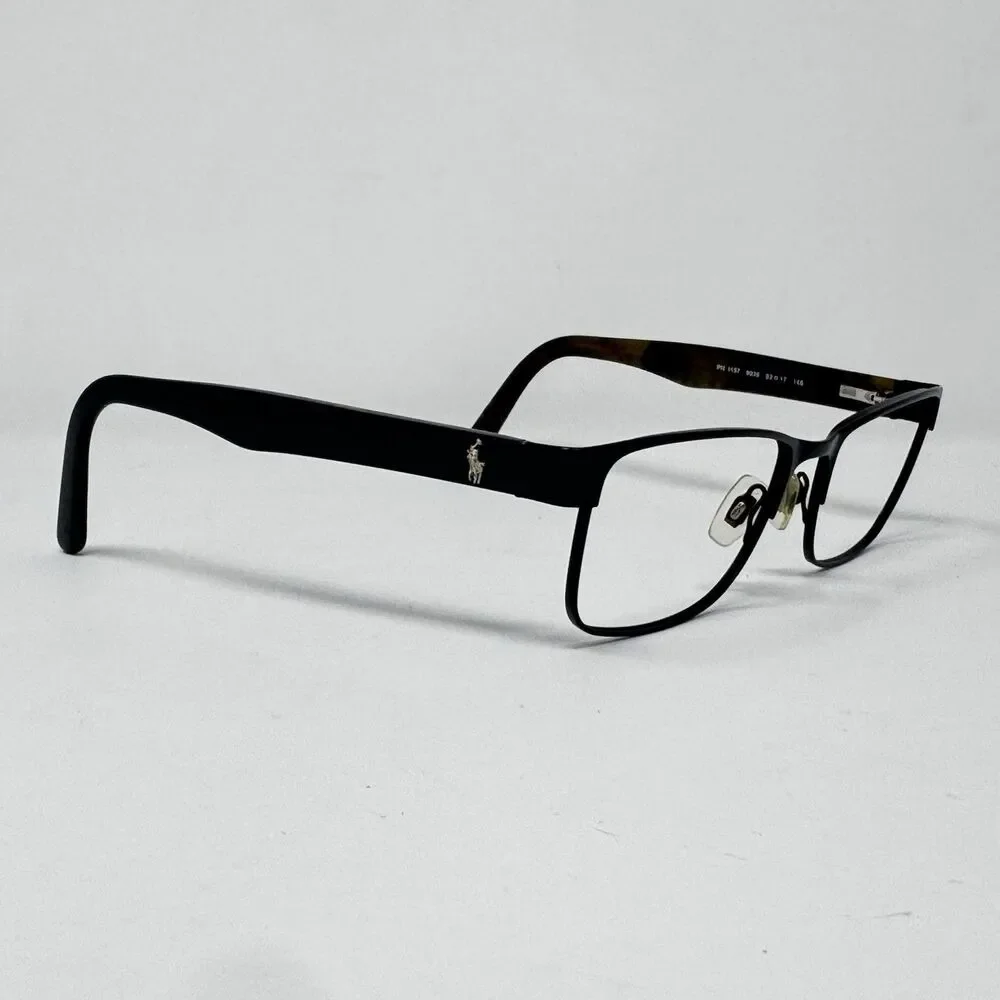 Ralph Lauren PH1157 9038 Tortoise Black Eyeglass Frames 53-17-145